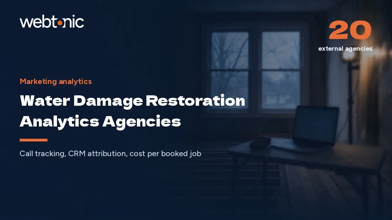 Two-Thirds Still Measure Last Touch: Restoration Analytics Agencies in 2026 — Web Tonic blog thumbnail