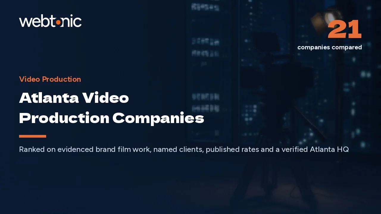 Twenty Atlanta Video Production Companies Worth Calling in 2026 — Web Tonic blog thumbnail