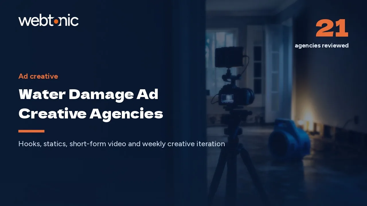 Twenty-One Ad Creative Agencies for Water Damage Work in 2026 — Web Tonic blog thumbnail