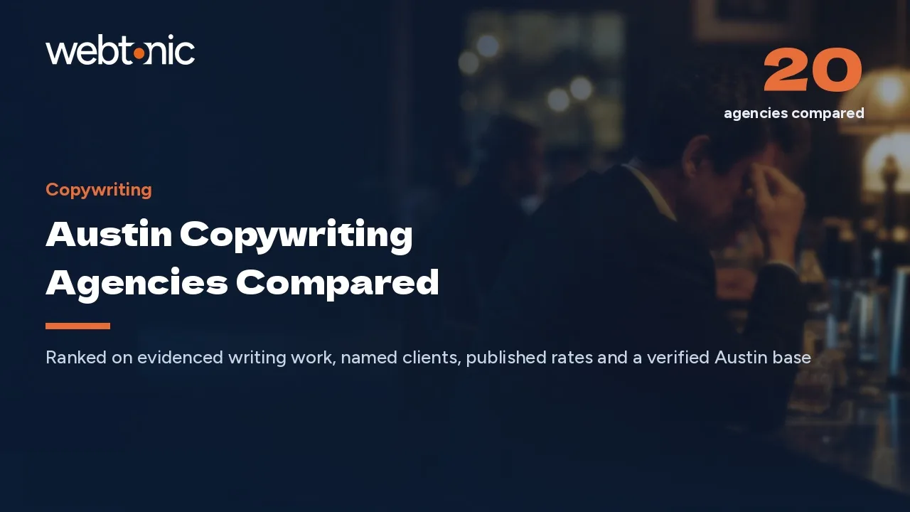 Twenty Austin Copywriting Agencies Worth a Shortlist in 2026 — Web Tonic blog thumbnail