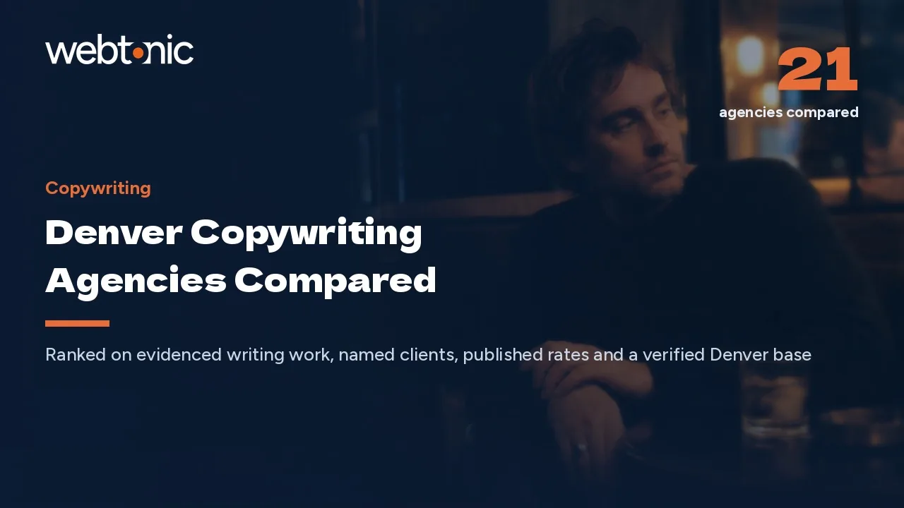 Denver Copywriting Agencies: 21 Compared for 2026 — Web Tonic blog thumbnail