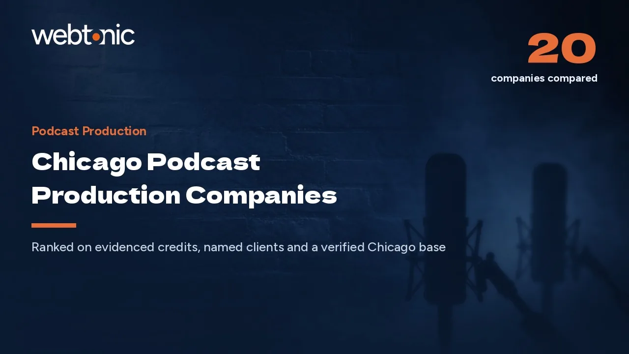 Ten Studios Post a Price: Chicago Podcast Production Companies in 2026 — Web Tonic blog thumbnail