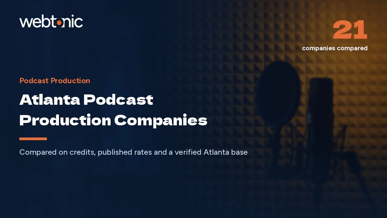Rooms From $100 an Hour: Atlanta Podcast Production in 2026 — Web Tonic blog thumbnail