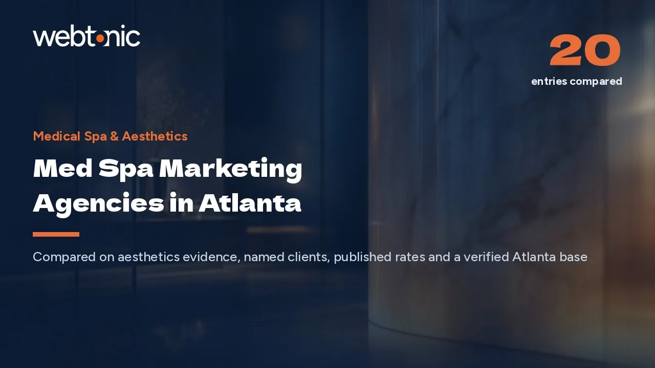 Atlanta Med Spa Marketing Agencies, Reviewed for 2026 — Web Tonic blog thumbnail