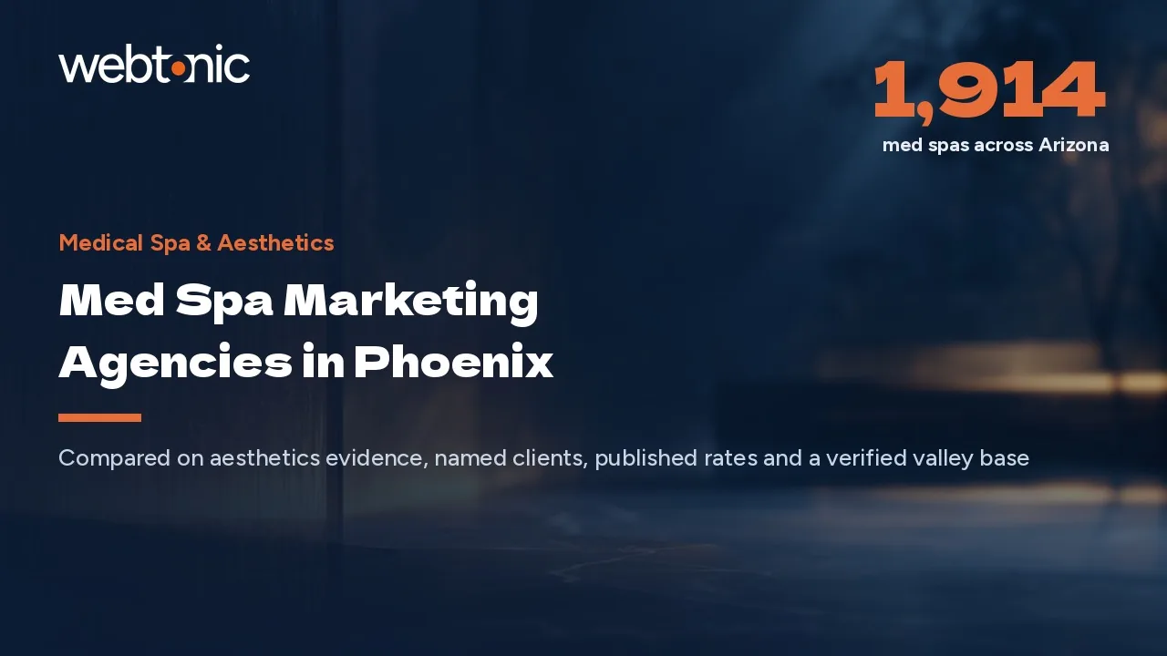 Scottsdale Outnumbers Phoenix: 22 Med Spa Marketing Agencies for 2026 — Web Tonic blog thumbnail