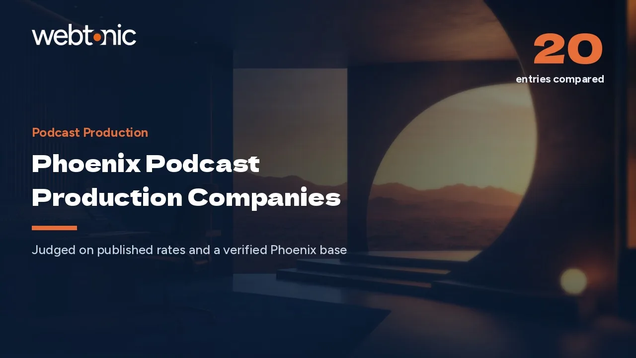 Nobody in Phoenix Names a Client: Podcast Production in 2026 — Web Tonic blog thumbnail