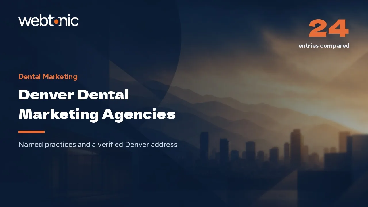 24 Best Dental Marketing Agencies in Denver (2026) — Web Tonic blog thumbnail