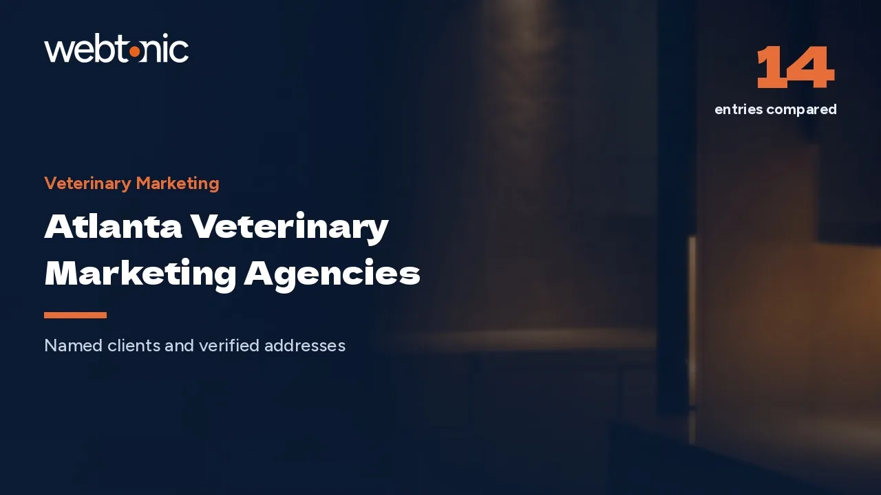 Three Are Actually in Atlanta: Veterinary Marketing Agencies in 2026 — Web Tonic blog thumbnail