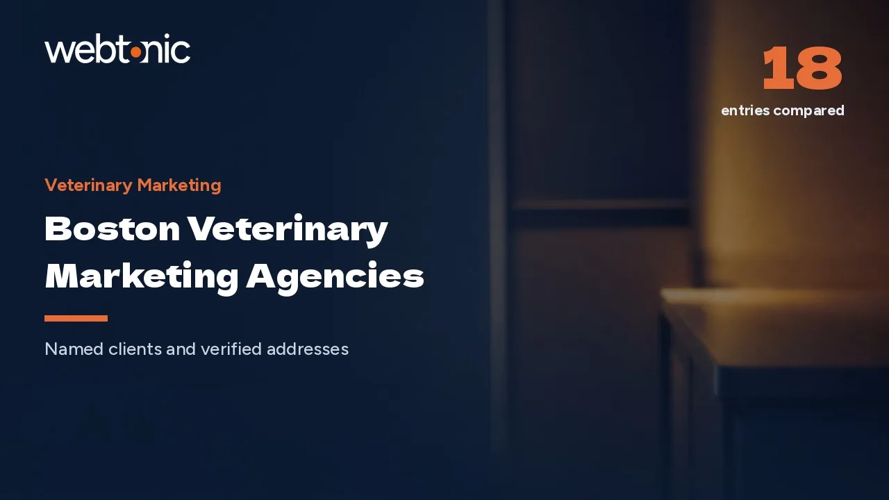 One Is Headquartered Here: Boston Veterinary Marketing Agencies in 2026 — Web Tonic blog thumbnail