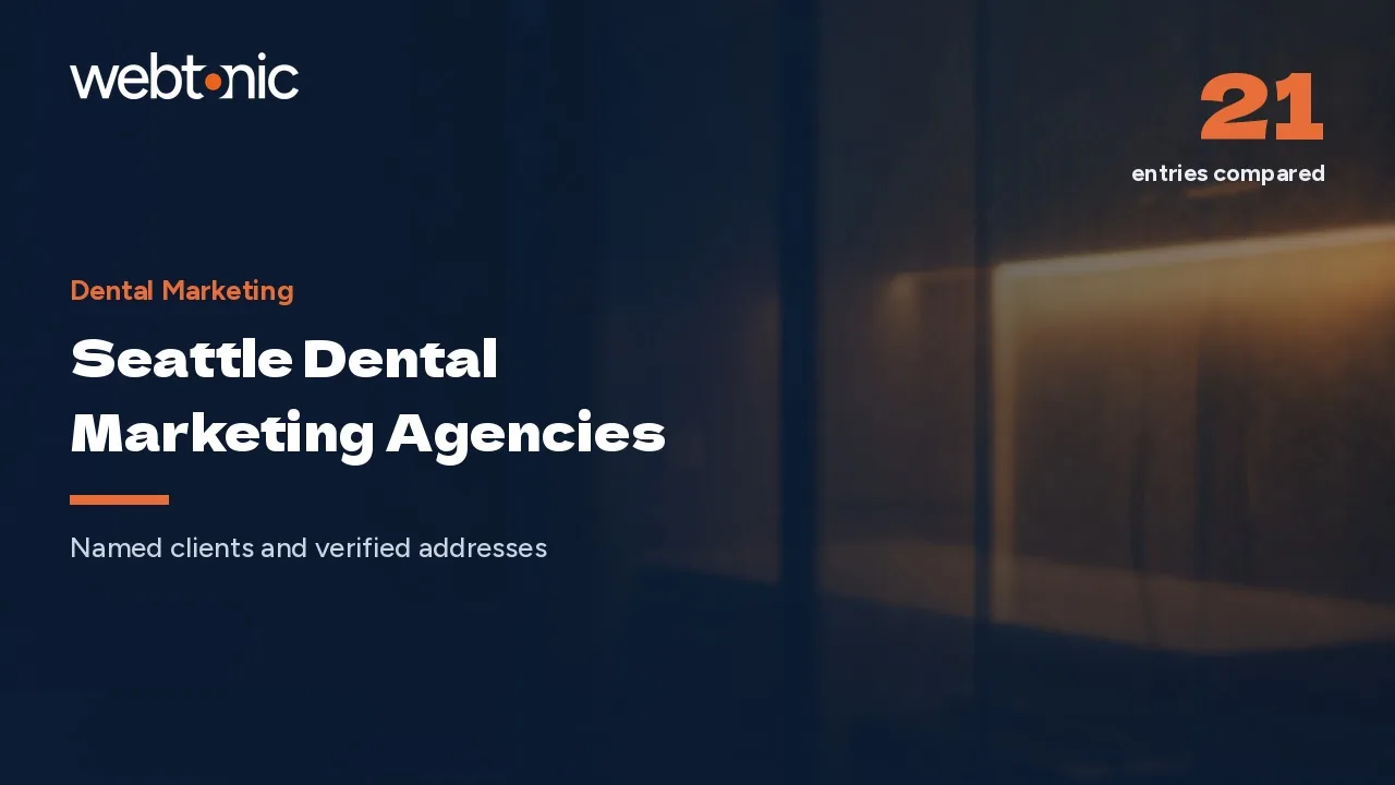 Seattle Dental Marketing Agencies, Fact-Checked for 2026 — Web Tonic blog thumbnail