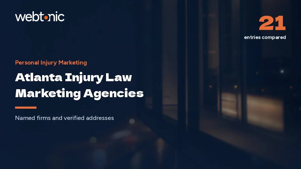 Fourteen in the City Proper: Atlanta Personal Injury Marketing Agencies in 2026 — Web Tonic blog thumbnail