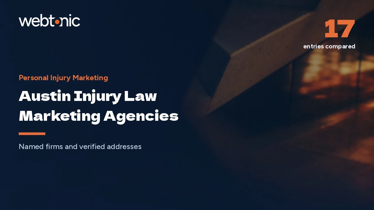 Austin Personal Injury Marketing Agencies, Reviewed for 2026 — Web Tonic blog thumbnail