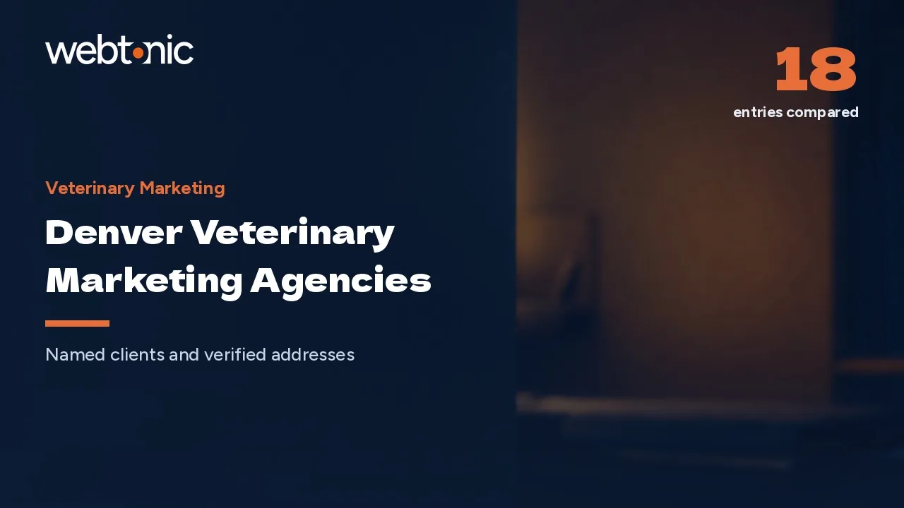 Denver Has Veterinary-Only Specialists: Marketing Agencies Compared in 2026 — Web Tonic blog thumbnail
