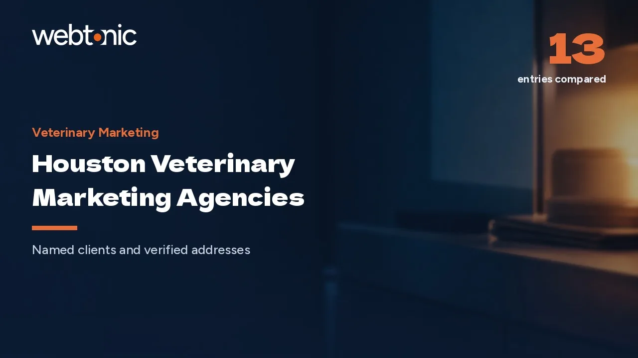 Twelve Houston Veterinary Marketing Agencies That Can Prove It in 2026 — Web Tonic blog thumbnail