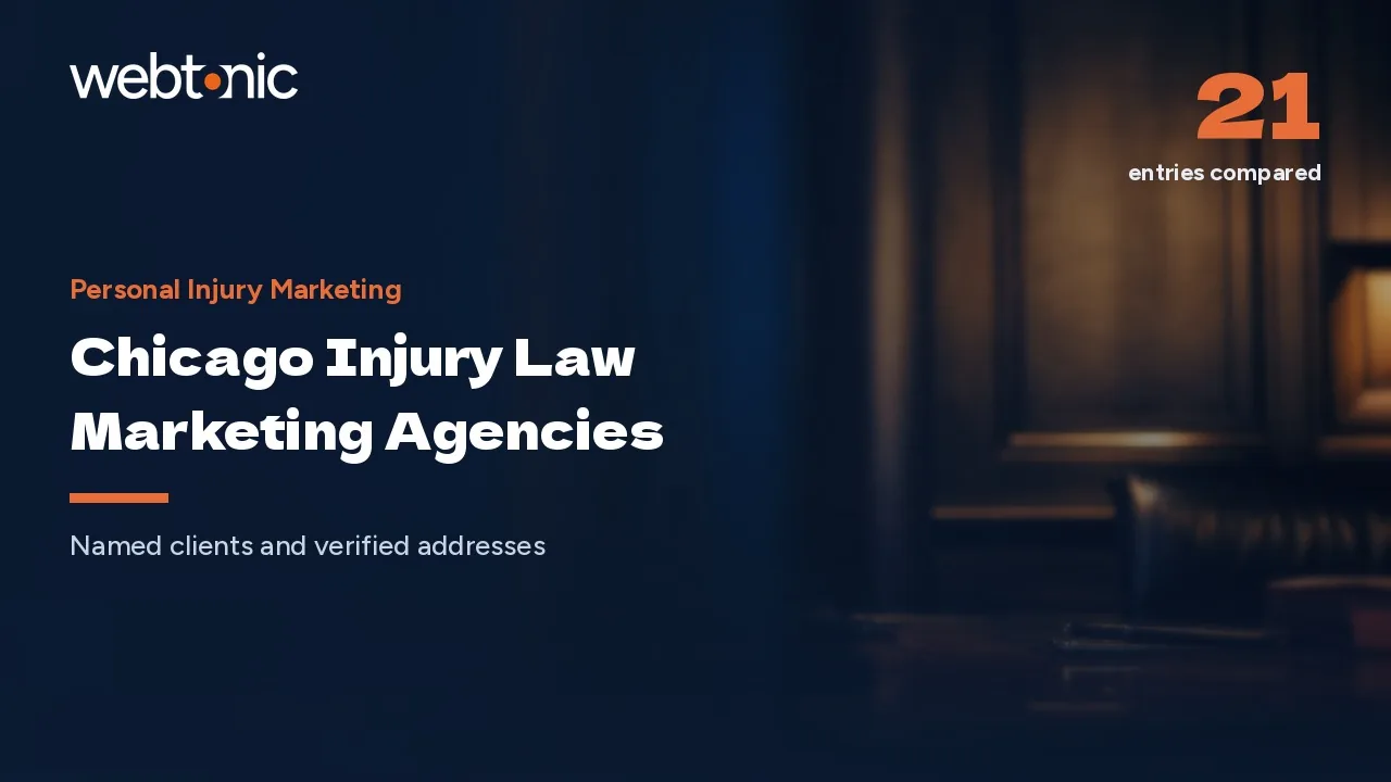47,089 Lawyers, 20 Agencies: Chicago Personal Injury Marketing in 2026 — Web Tonic blog thumbnail