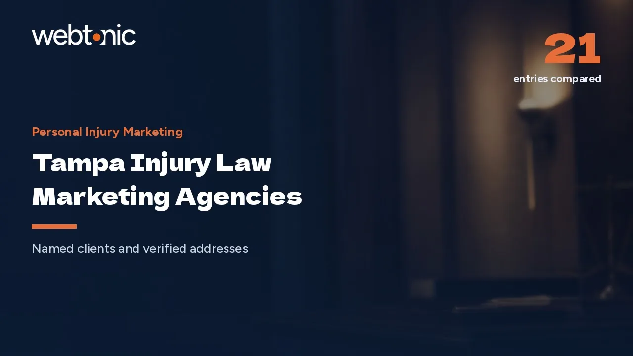 Tampa Personal Injury Marketing Agencies, Reviewed for 2026 — Web Tonic blog thumbnail