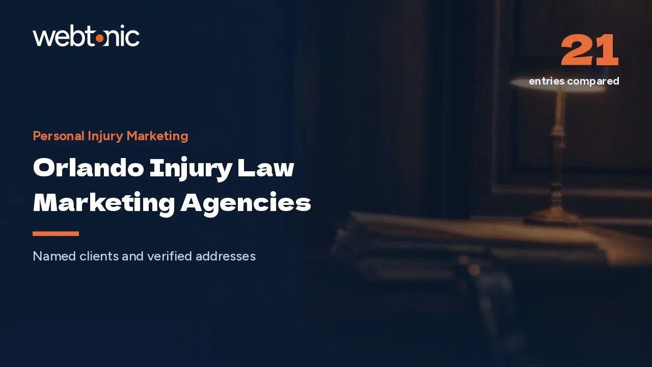 5,790 Lawyers, 20 Agencies: Orlando Injury Marketing in 2026 — Web Tonic blog thumbnail