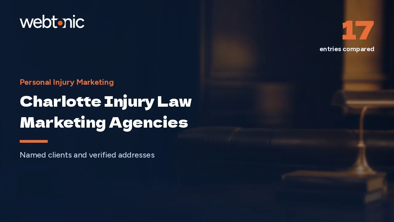 What Charlotte Injury Firms Actually Pay: Marketing Agencies 2026 — Web Tonic blog thumbnail