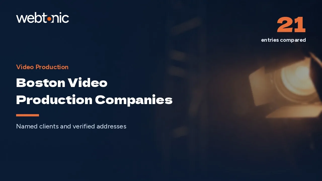 Twelve in the City Proper: Boston Video Production Companies for 2026 — Web Tonic blog thumbnail