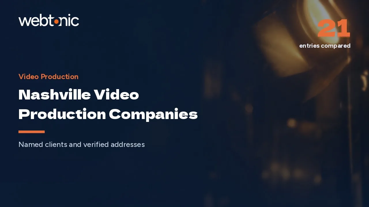 Who Actually Names a Client? Nashville Video Production in 2026 — Web Tonic blog thumbnail