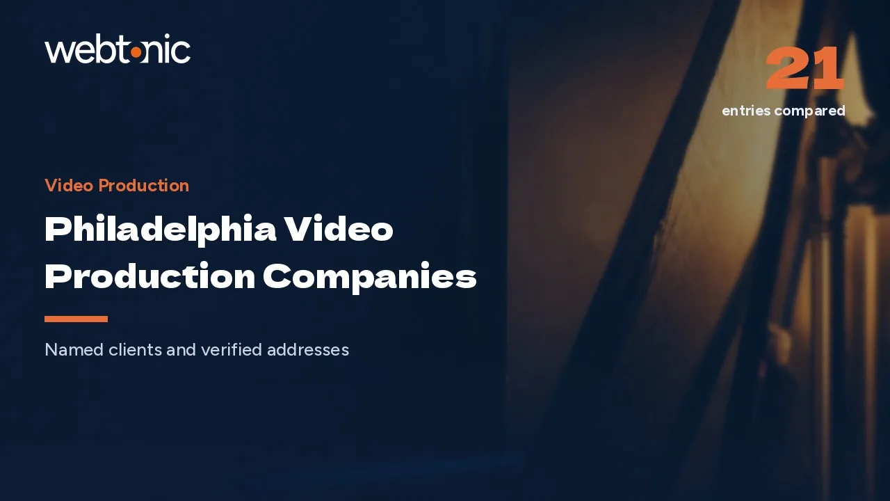Fourteen State a Philadelphia Address: Video Production in 2026 — Web Tonic blog thumbnail