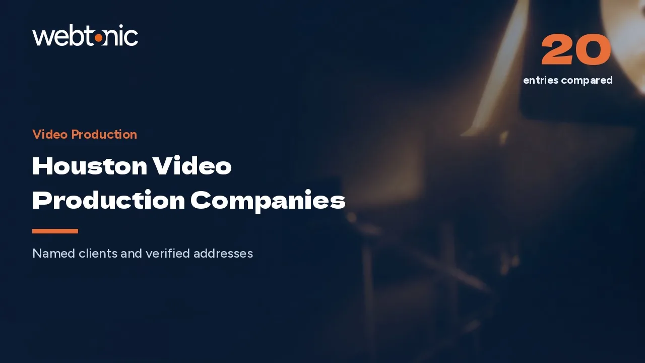 Who Publishes a Price? Houston Video Production in 2026 — Web Tonic blog thumbnail
