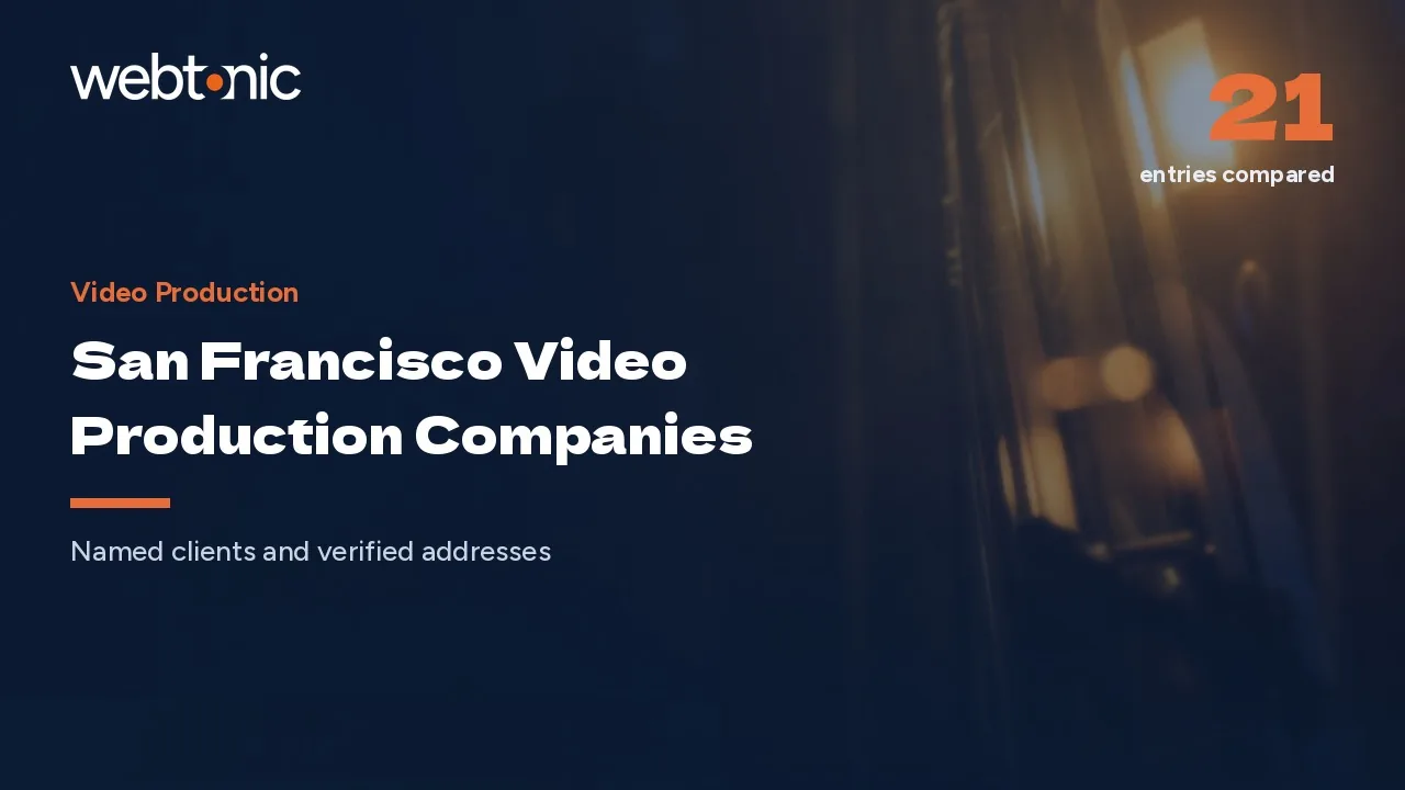 Where Do Bay Area Brands Film? San Francisco Video Production 2026 — Web Tonic blog thumbnail