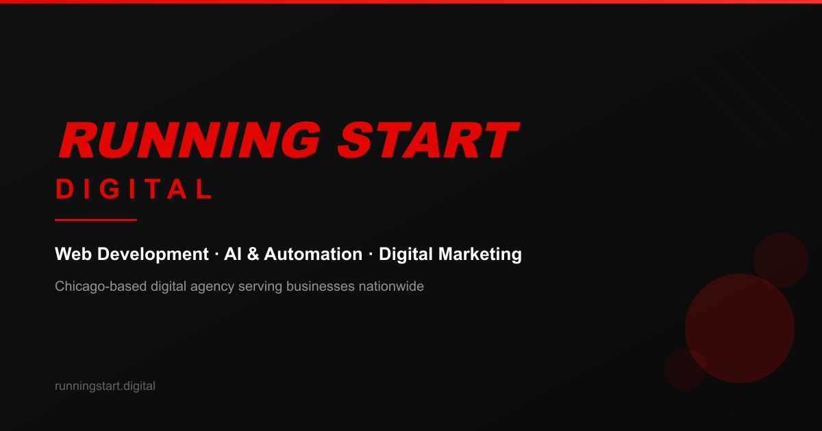 Running Start Digital Logo