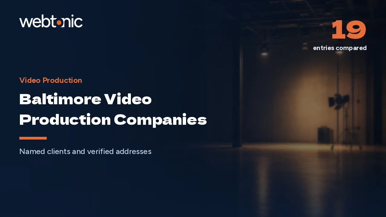 Baltimore Video Production in 2026: Stages, Crews and Real Budgets — Web Tonic blog thumbnail