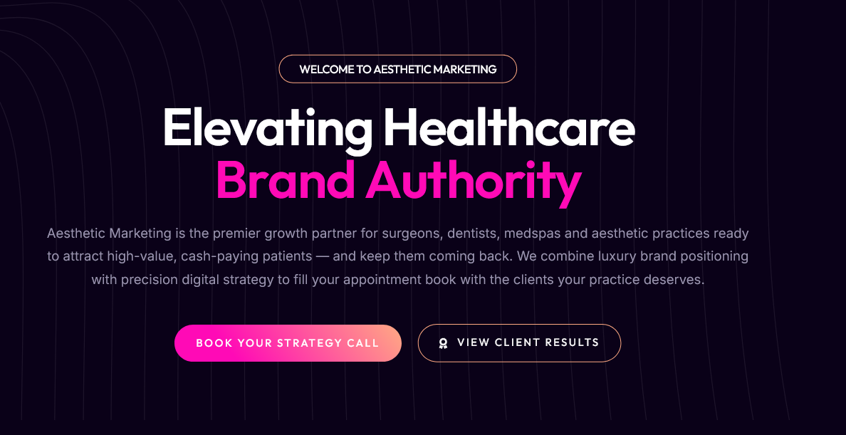 Aesthetic Marketing Logo