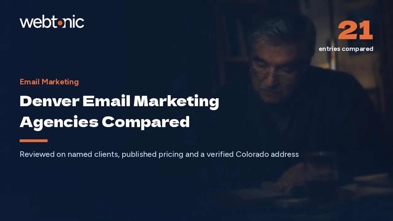 Where Denver's Email Marketing Agencies Actually Sit in 2026 — Web Tonic blog thumbnail