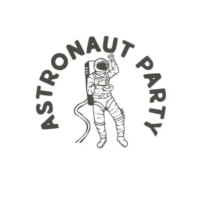 Astronaut Party Logo