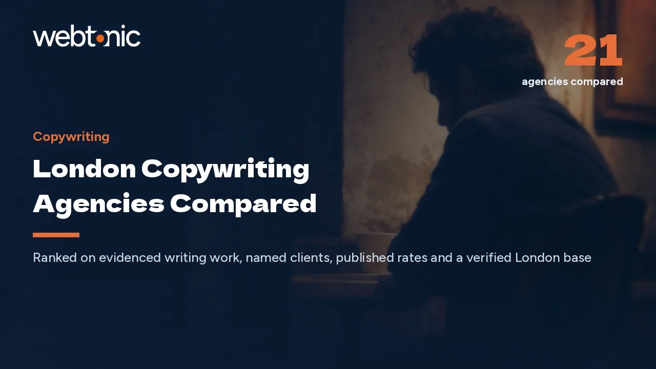 Tone of Voice for Hire: London Copywriting Agencies in 2026 — Web Tonic blog thumbnail