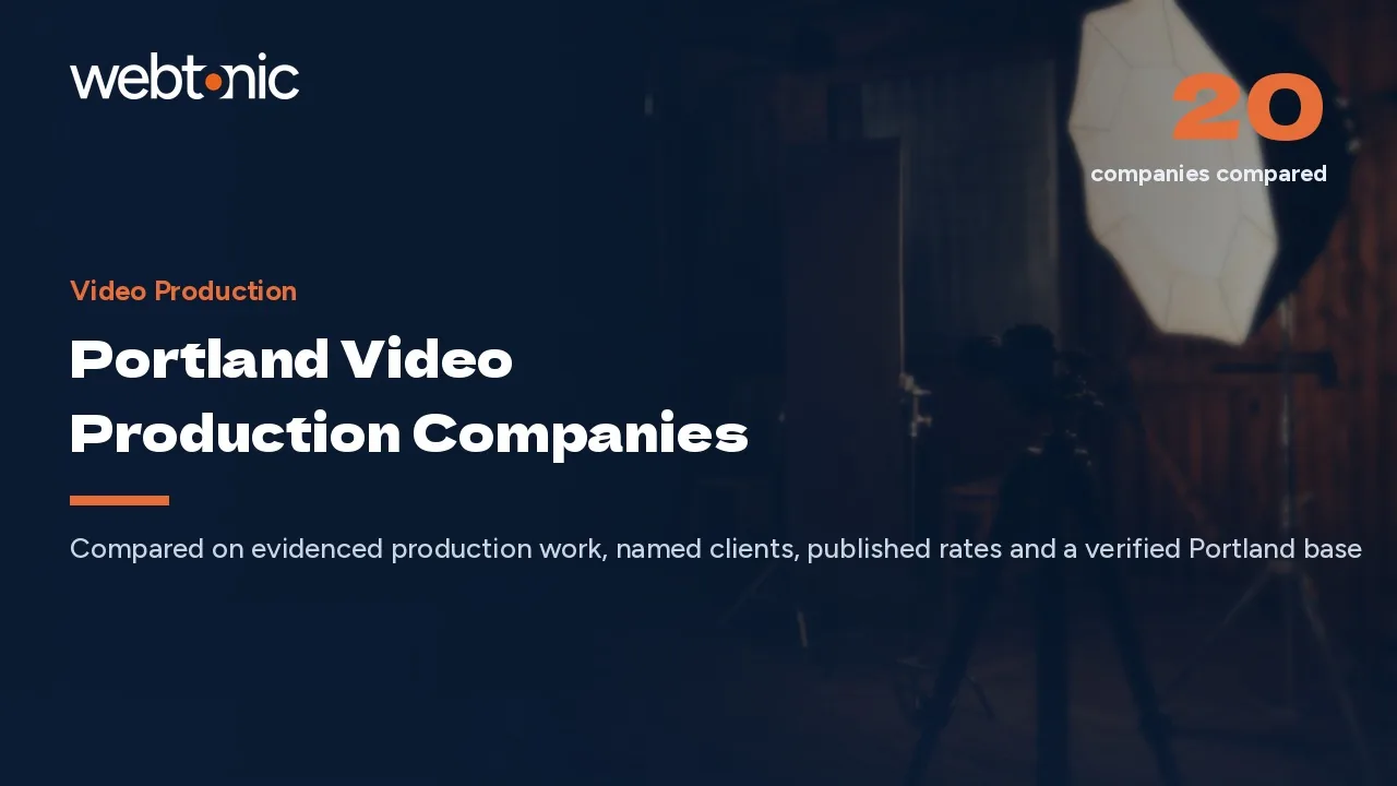 Portland Video Production Companies, Reviewed for 2026 — Web Tonic blog thumbnail