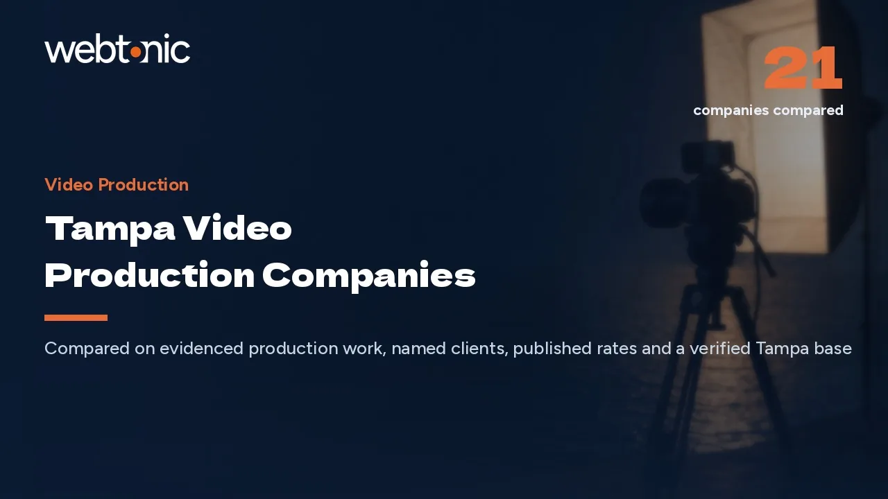 17 of 20 Name Their Clients: Tampa Video Production in 2026 — Web Tonic blog thumbnail