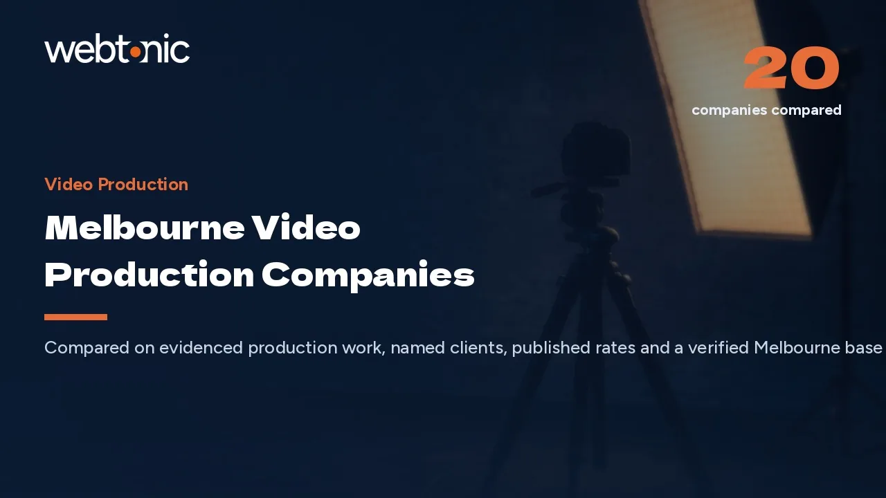 Who Should Shoot It? Melbourne Video Production in 2026 — Web Tonic blog thumbnail