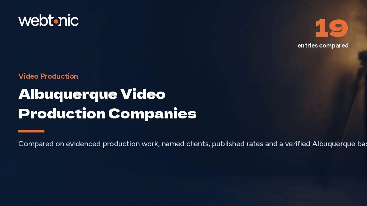 Who Films Albuquerque Brands? A 2026 Shortlist — Web Tonic blog thumbnail
