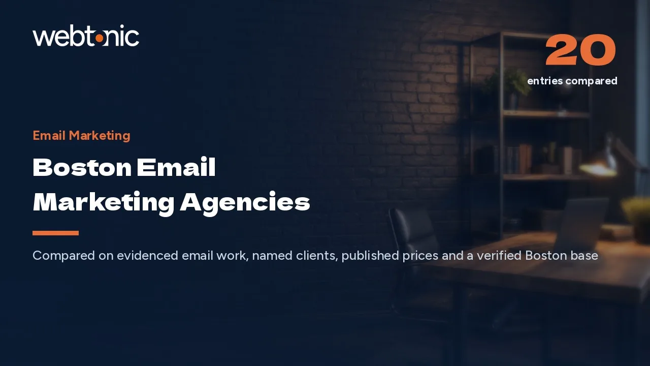 Only 5 of 19 Boston Email Marketing Agencies Publish a Price in 2026 — Web Tonic blog thumbnail