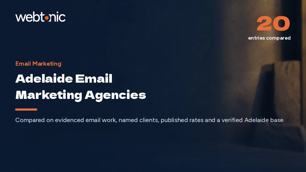 Only One Adelaide Email Agency Publishes a Price: 2026 Review — Web Tonic blog thumbnail