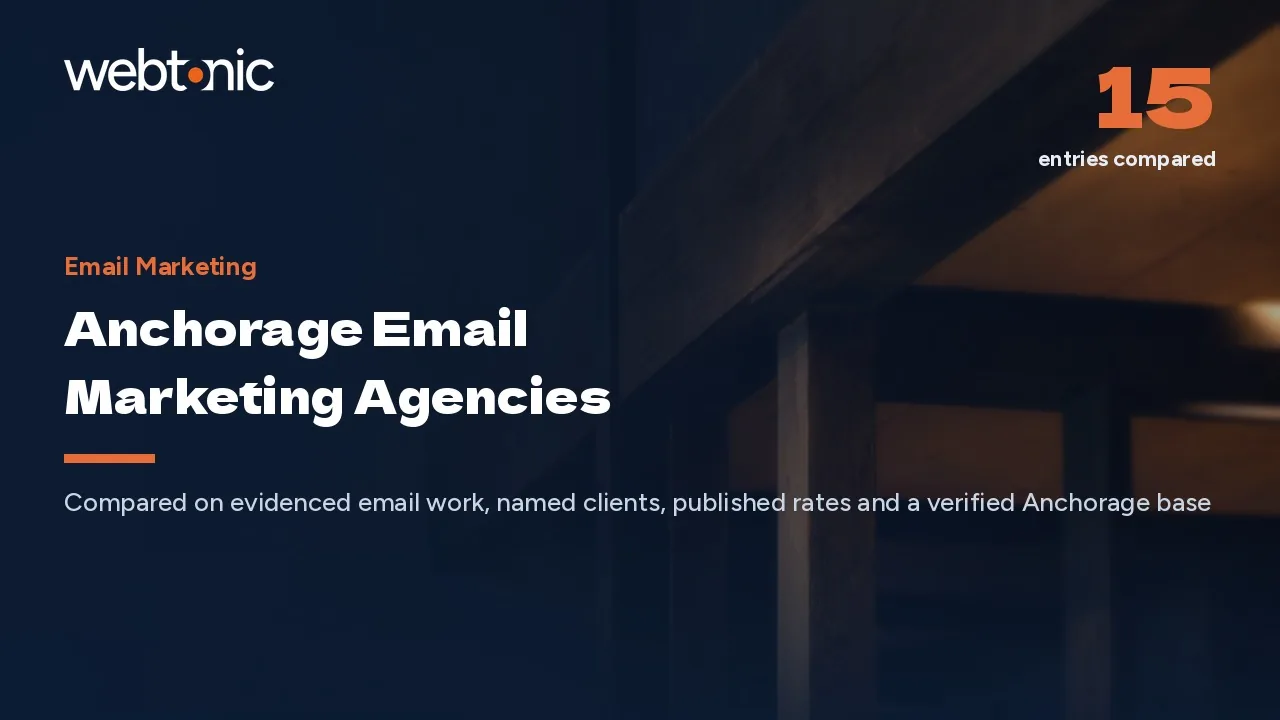 Anchorage Email Marketing: What 14 Agencies Actually Do in 2026 — Web Tonic blog thumbnail
