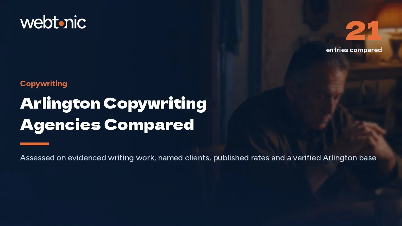 Arlington Copywriting Agencies, Checked and Compared for 2026 — Web Tonic blog thumbnail