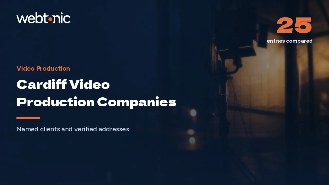 Cardiff's 24 Top Video Production Companies (2026) — Web Tonic blog thumbnail