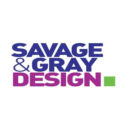 Savage and Gray Design Logo