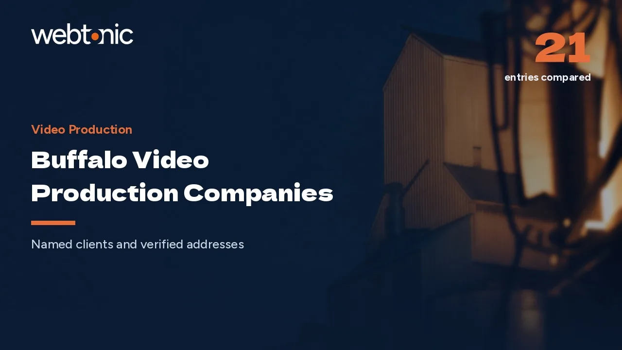 Best Video Production Companies in Buffalo: The 2026 Shortlist — Web Tonic blog thumbnail