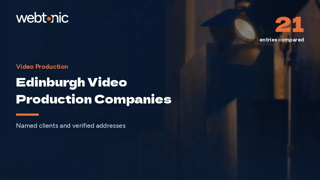 Edinburgh Video Production Companies, Fact-Checked for 2026 — Web Tonic blog thumbnail