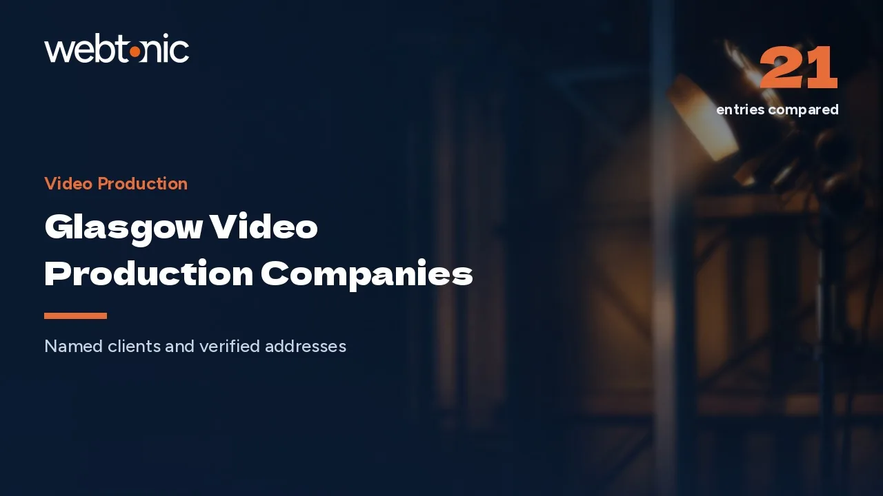 Glasgow Video Production Companies Compared for 2026 — Web Tonic blog thumbnail