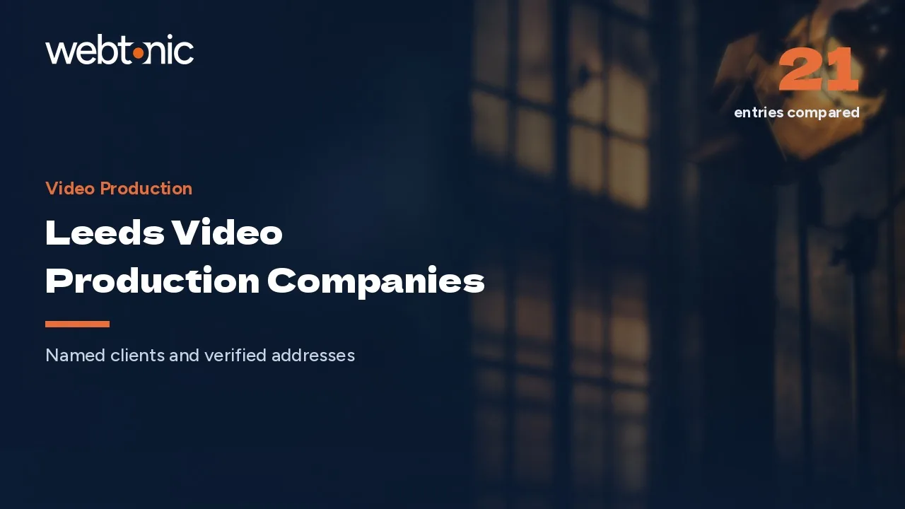 Where to Hire Video Production in Leeds in 2026 — Web Tonic blog thumbnail