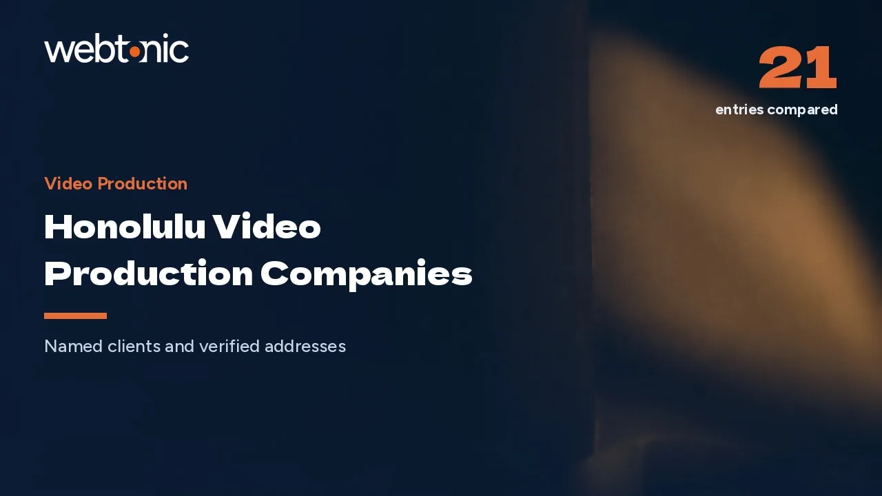 Who Actually Films in Honolulu: Video Production in 2026 — Web Tonic blog thumbnail