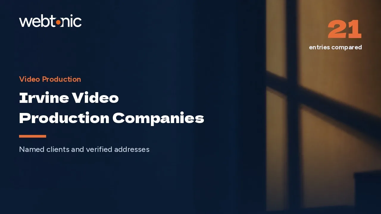 Irvine Video Production Companies: Who Does What in 2026 — Web Tonic blog thumbnail