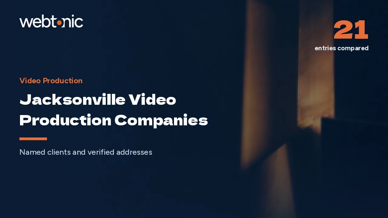Jacksonville Video Production With Prices and Proof in 2026 — Web Tonic blog thumbnail